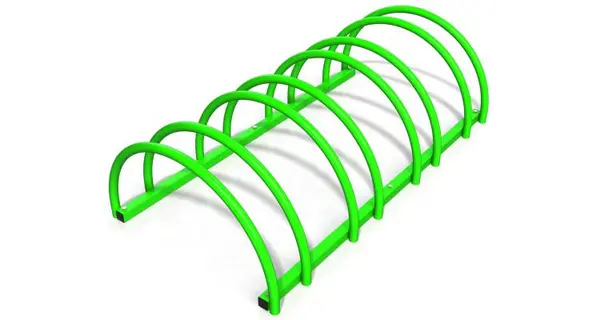Suport rastel biciclete cu 4 sloturi -model 0022-4 Verde crud