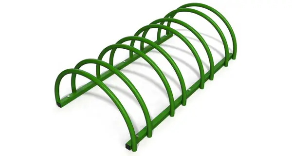 Suport rastel biciclete cu 4 sloturi -model 0022-4 Verde padure