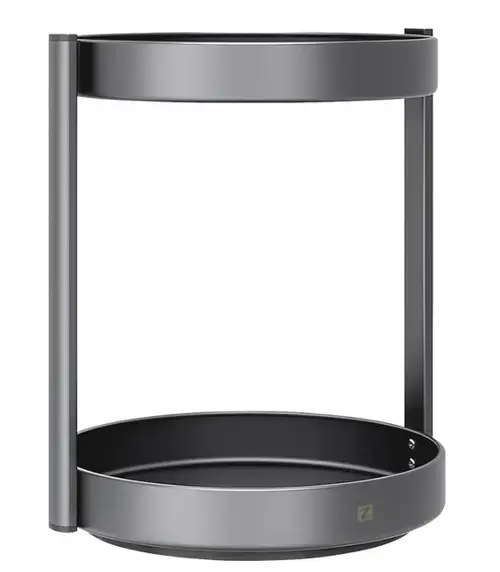 Suport rotativ pentru blat, otel carbon, 38,5x30cm - Zokura