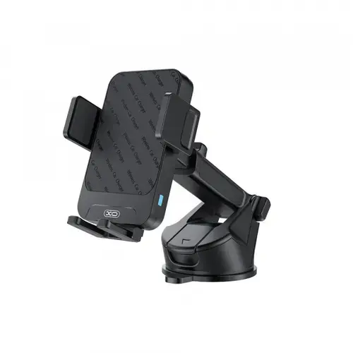Suport si Incarcator Auto Wireless XO Design WX043, 15W, 1.67A (Negru)