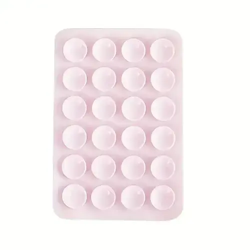 Suport Silicon cu ventuze Lemontti LEMSSVTRZ pentru telefon (Roz)