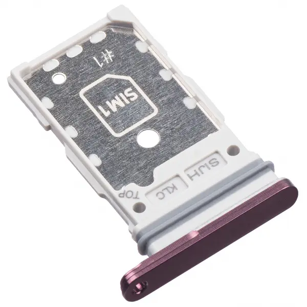 Suport SIM Samsung Galaxy S22 Ultra 5G S908, Dual SIM, Mov (Burgundy)