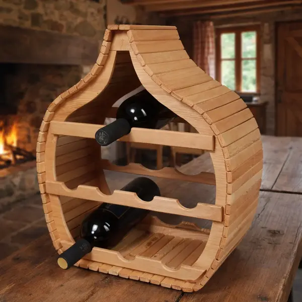 Suport sticle vin din lemn pentru 5 8 10 14 sticle. 8 sticle