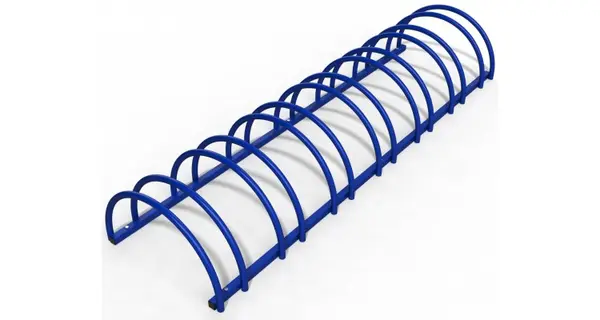 Suport stradal bicicleta cu 7 sloturi -model 0022-7 Albastru