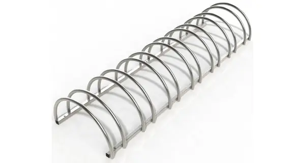Suport stradal bicicleta cu 7 sloturi -model 0022-7 Argintiu