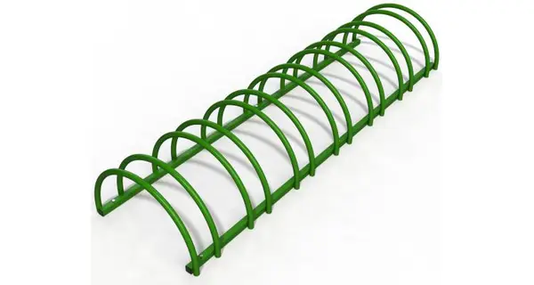 Suport stradal bicicleta cu 7 sloturi -model 0022-7 Verde padure