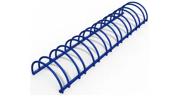 Suport stradal bicicleta cu 8 sloturi -model 0022-8 Albastru