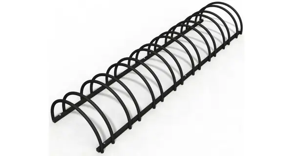 Suport stradal bicicleta cu 8 sloturi -model 0022-8 Negru