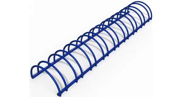 Suport stradal bicicleta cu 9 sloturi -model 0022-9 Albastru