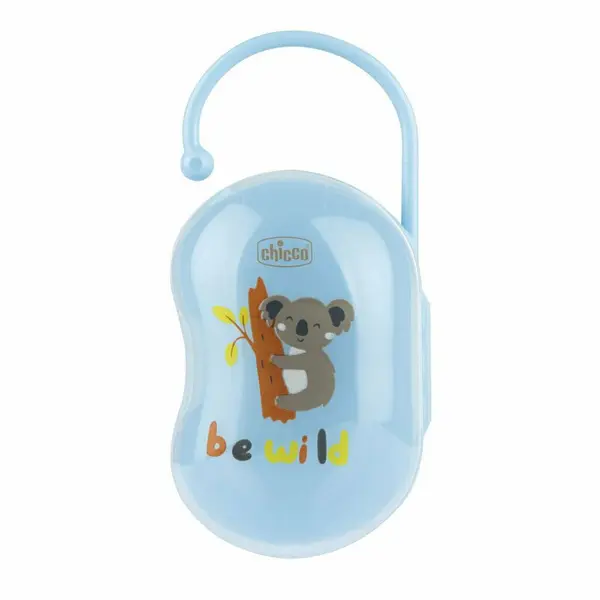 Suport suzete bebelusi, Chicco, Sterilizabil, Pentru 2 bucati, Verde