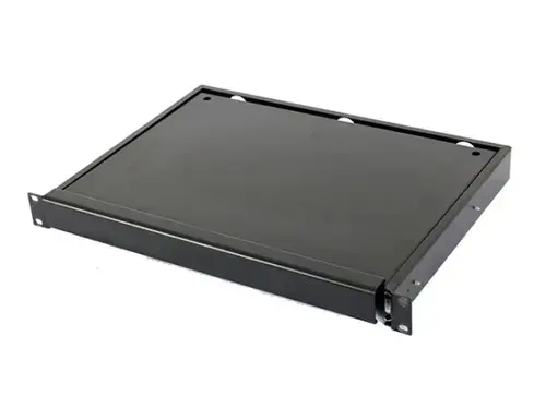 Suport tastatura Spacer SPKP-1U300-BK-03, 1U, pentru rack 19inch, adancime 300mm (Negru)