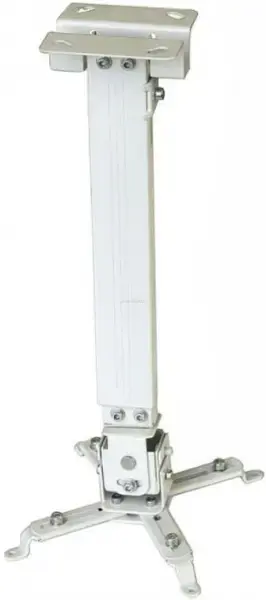 Suport Videoproiector de tavan Sopar TAPA 23054, reglabil, 43 - 65 cm, 12 Kg, Alb