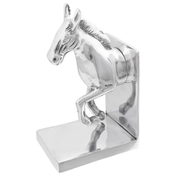 Suporturi pentru carti Gossi 2 buc argintiu 11x14x25 cm aluminiu cal