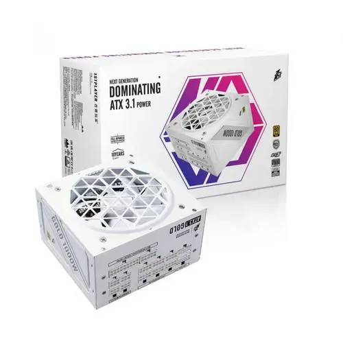 Sursa 1st PLAYER NGDP HA-1000BA4 White, 80+ Gold, 1000W, Full Modulara