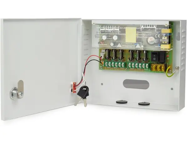 Sursa alimentare 12V-5A cu 6 iesiri protejate, ZTS1205-06F