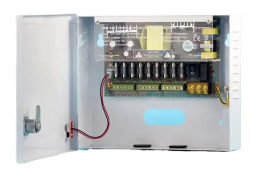 Sursa alimentare 12V-5A, cu 9 iesiri protejate, ZTS1205-09F