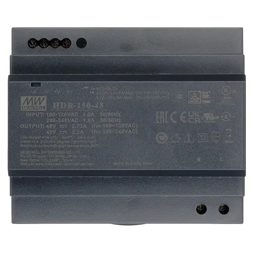 Sursa alimentare 48V DC, 3.2A, 150W, montaj sina DIN - HIKVISION DS-KAW150-4N