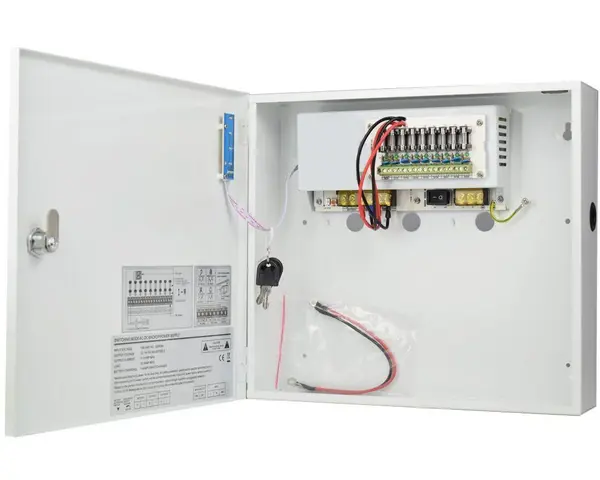 Sursa alimentare cu Back-up 12V-10A cu 9 iesiri protejate ZTP1210B-09F