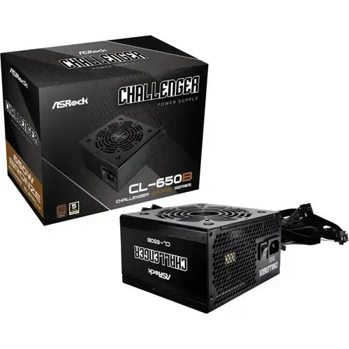 Sursa ASRock Challenger CL-650B, 650W, 80 PLUS Bronze, 12cm