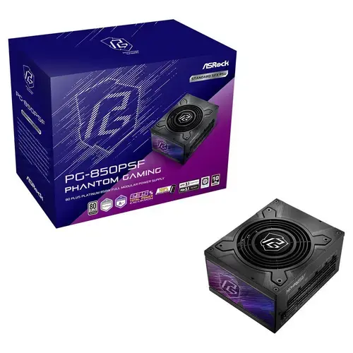 Sursa ASRock Phantom Gaming PG-850PSF, 850W, 80 PLUS Platinum, Full Modulara