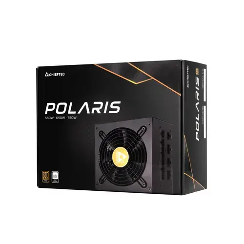 Sursa Chieftec Polaris series PPS-1050FC, 1050W real, modulara, fan 14 cm, certificare 80PLUS Gold, 2x CPU 4+4, 4x PCI-E 6+2, 8x SATA