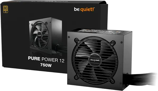 Sursă de alimentare be quiet! - PURE POWER 12, 750W, 80 PLUS Gold