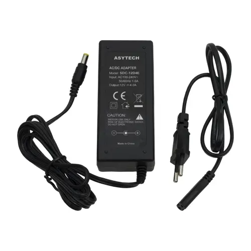 Sursă de alimentare desktop 12V 4A (48W), conector 5.5×2.1mm, SDC/Asytech