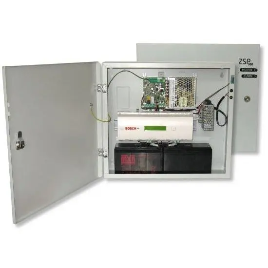 Sursa de alimentare detectie incendiu Merawex ZSP100-2.5A-18 24V 2.5A cu backup, EN 54-4(Detectie incendiu), EN 12101-10(Detectie fum si temperatura).