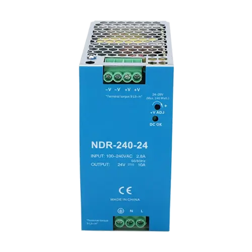 Sursa de alimentare in comutatie, 24V / 10A, sina DIN - MEAN WELL NDR-240-24