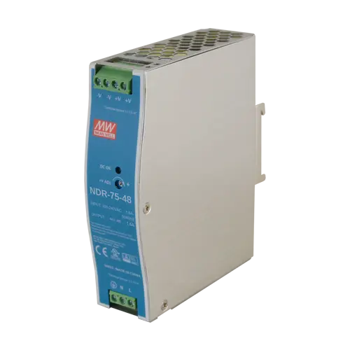 Sursa de alimentare in comutatie, 48V/1.6A, 76.8W, sina DIN - MEAN WELL NDR-75-48