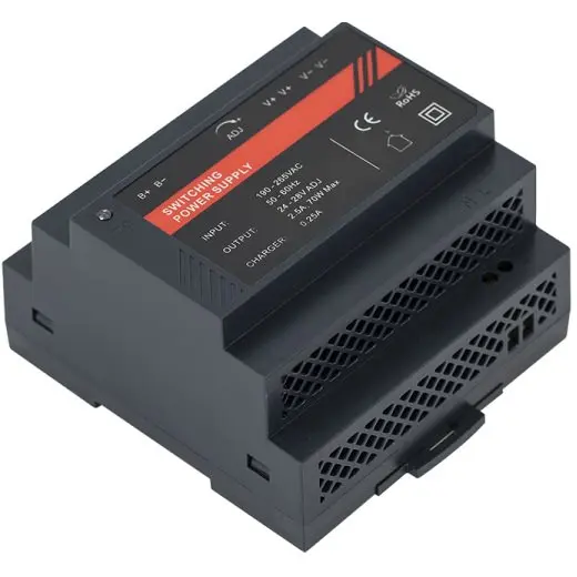 Sursa de alimentare neintreruptibila DR24060-02B, 24Vcc/2.5A, montare sina DIN