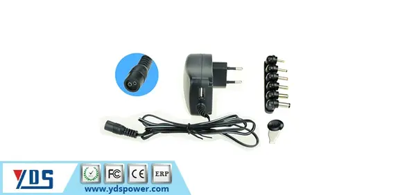 Sursă de alimentare universală cu ieșire comutabilă 3V-12V, 30W, 6 mufe incluse, YDS