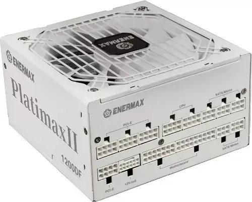 Sursa Enermax Platimax2 1200DF, 1200W, 80 PLUS/CYBENETICS Platinum, ATX 3.1, Semi-Fanless, Full Modulara (Alb)