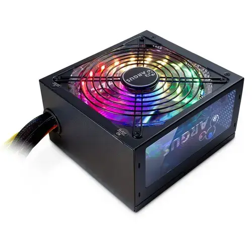 Sursa Inter-Tech Argus RGB-500 II, 500W, iluminare RGB