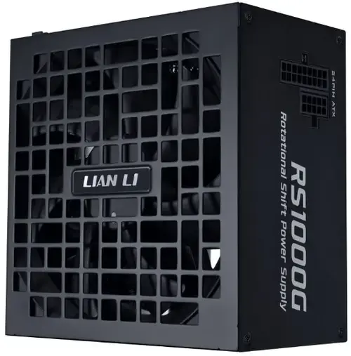 Sursa Lian Li RS1000G, 1000 W, ATX 3.1, Full Modulara, Ventilator 135mm, 80 PLUS GOLD / Cybenetics Platinum / PPLP Gold, RS Hub (Negru)