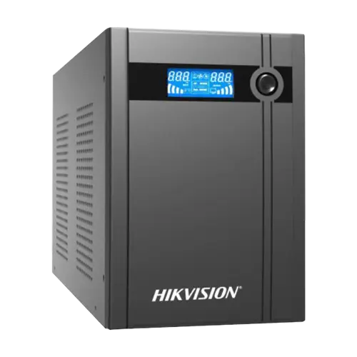 Sursa neintreruptibila UPS 2000VA/1200W, afisaj LCD, AVR, Cu autorevenire, Cu acumulator - HIKVISION DS-UPS2000