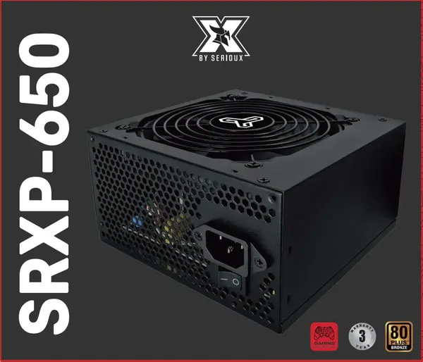 SURSA PC SERIOUX 650W VENT 12CM SURSA PC SERIOUX 650W 80+ BRONZE FAN12CM