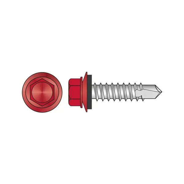 Surub Autoforant Cap Hex Otel Vopsit-4.8x19 R 3005