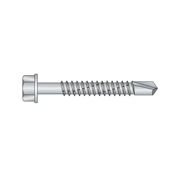 Surub Autoforant Cap Hexagonal Otel Zincat Vopsit-4.2x19