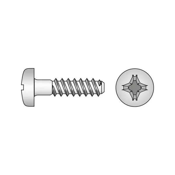 Surub Cap Bombat pentru Termoplaste Inox A2-3.5 X 16