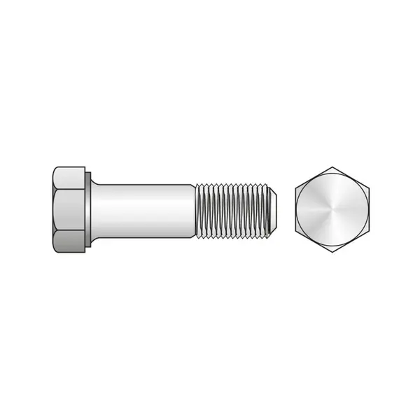 Surub Cap Hexagonal Partial Filetat 931 Inox A4-M10 X 75