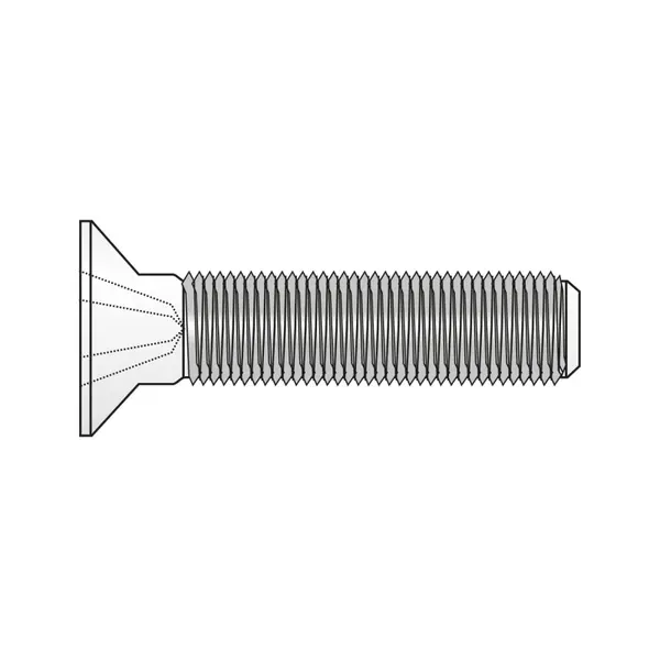 Surub Cap Inecat Locas Cruciform 965 Otel Gr.4.8 Zincat-M6 X 10
