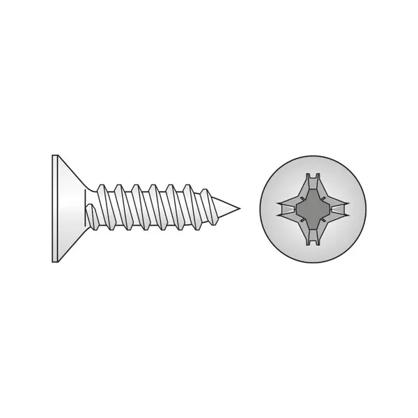 Surub Cap Inecat Pentru Tabla 7982 Inox A2-3.5 X 25