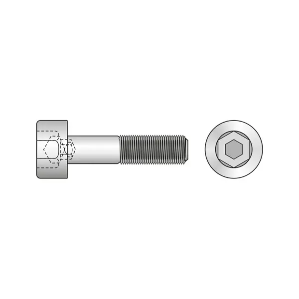 Surub Cap Mic Inbus 6912 Otel Gr.8.8-M20 X 160