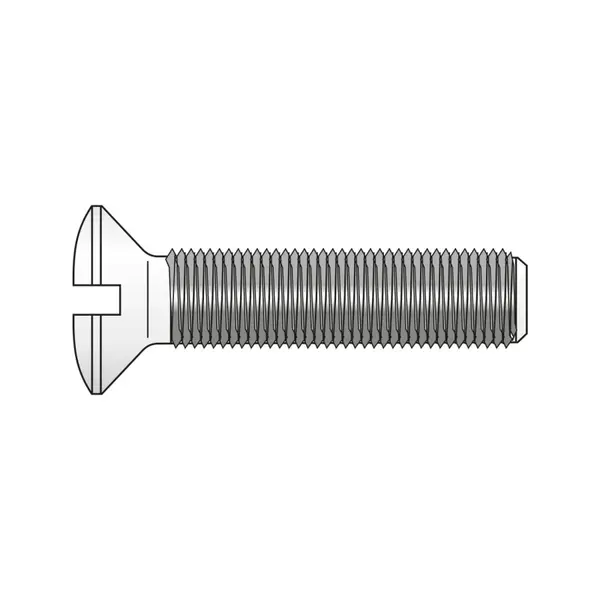 Surub Cap Semiinecat Crestat 964 Otel Gr.4.8 Zincat-M5 X 12