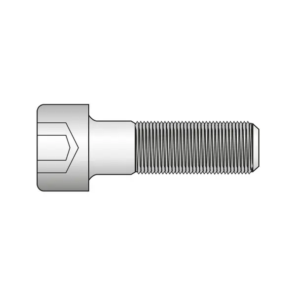 Surub cu Cap Inbus din 912 Otel gr.8.8 Zincat-M8x 40
