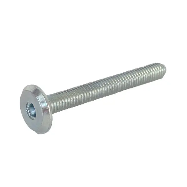 Surub Filet M6 / M8 Cap Cilindric Locas Inbus Sw 4 Otel Zincat-M 6 X 15