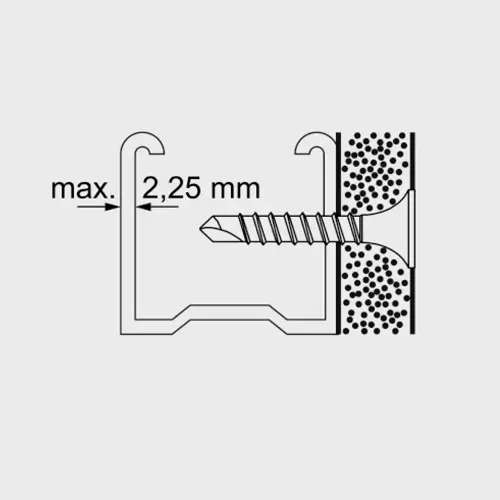 Șurub pentru gips-carton cu vârf de foraj SSB, cap PH2 îngropat, 3,5 x 25 mm, set 1000 buc., CELO 9F3525SSB