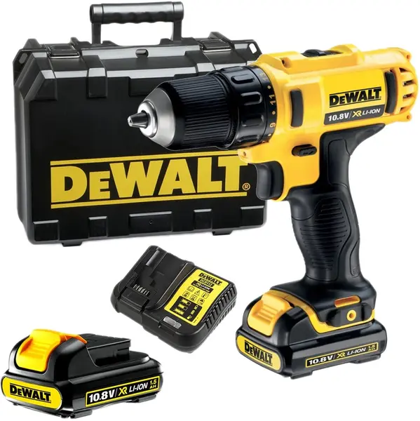 Șurubelniță cu acumulator DeWALT - DCD710D2-QW, 10.8V, 2x2Ah Li-Ion