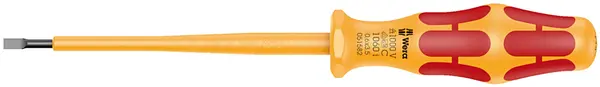 Șurubelniță dreaptă izolată Wera - VDE Kraftform 1060 i, 0.6 x 3.5 x 100 mm